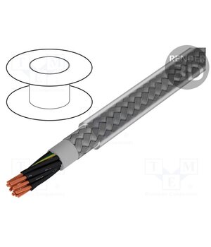 470121CY CL321 Wire; Pro-Met; 12G1mm2; shielded,tinned copper braid; PVC; 50m otNBLqXK2oQsQAxUAldxh5B7L7Jq_h-0NkP89tyjvEE