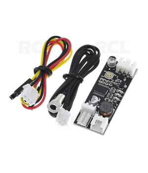 PWM ventilatora ātruma regulators ar temperatūras sensoru, 12V 0,8A

 ABREG82.jpg