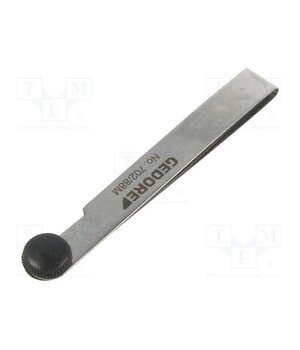 6547600 Metric feeler gauge; Range: 0,03÷0,1mm; L: 100mm; 8pcs. ZvOc1K65VZOSj_74vMvIq3ALHWnO0yB7OYMcWlqzAlc