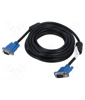 CA-VGAC-10CU-0050-BK Cable; D-Sub 15pin HD plug,both sides; black; 5m; blue; Core: CCS vXLaVAZqoMIxM4vvm_c0-DjjUswyHgqyrPu-MF_zSso