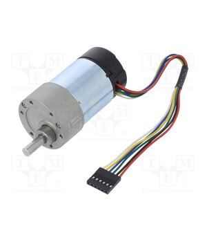 6.3:1 METAL GEARMOTOR 37DX65L 24V 64 CPR Motor: DC; with gearbox; 24VDC; 3A; Shaft: D spring; 1600rpm; 6.25: 1 fXtkTEtiXA40fO0JTTU_7mKfgER0Io4w5SQJnipUq4M