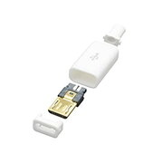 PLUG micro USB B tips (DIY 4in1), zelta balts

 CKI830GB.jpg