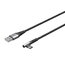 KABELIS USB 2.0 (K) <-> USB-C (C Type) (K) 90° 0.5m, maks. 20V 3.0A (60W) CKAK165K_05+4.jpg