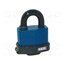 K13545D Padlock; shackle; nickel plated steel; A: 58mm; B: 22mm; C: 12mm eH_hX0Zln1K1svYcH8RnU7wSt9hrraYK6zDootoYGUk