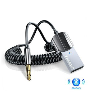 USB uz 3,5 mm spraudņa auto audio uztvērēja papildu adapteris Brīvroku komplekts Bluetooth 5.0 BT raidītājs

 ABESP092.jpg