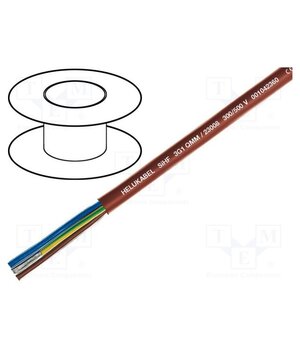 22994 Wire; SiHF; 7G0.5mm2; Cu; stranded; silicone; brown-red; -60÷180°C zh2QGHnPtJYMKKlR6aeLSNQ_J4vSI4lJHW0YYhhc1qk