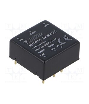 AM15CW-2405DLPZ Converter: DC/DC; 15W; Uin: 9÷36VDC; Uout: 5VDC; Uout2: -5VDC; THT vfbY_J4G1O0nK1rLzr6KYZd_bKVBVfknNexbx45pCeI