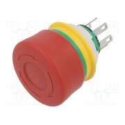 XA1E-BV3SG12TR Switch: emergency stop; 16mm; Stabl.pos: 2; NC + NO; red; IP65; XA LZ4A15KXy3FB9gNwiTeR5pOIzaYeZXpCI5t8cbNKBeQ