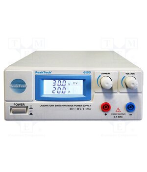 P 6155 Laboratory power supply: standard; 0÷30VDC; 0÷20A; 230VAC; ≤50mV iu9x1zc5d5APUC3tcS48Q0RmcLZwnkeddvhY6O8ijXI