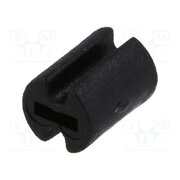FIX-LEDH-6.5 Spacer sleeve; LED; Øout: 4.5mm; ØLED: 3mm; L: 6.5mm; black; UL94V-2 TjC-UQvT6UYa7oqcFs1rfMrnm_IhAyySJ374Amh9oWg