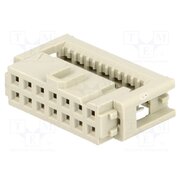 09185146803 Connector: IDC; plug; female; PIN: 14; for ribbon cable; 2.54mm; 2x7 c3HI8LcS1axfwh8Pq3Ijd-LZdmPgd2uy_oJpPOECqdI