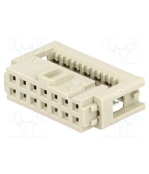 09185146803 Connector: IDC; plug; female; PIN: 14; for ribbon cable; 2.54mm; 2x7 c3HI8LcS1axfwh8Pq3Ijd-LZdmPgd2uy_oJpPOECqdI