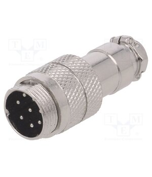 MIC348 Connector: microphone; plug; male; PIN: 8; for cable; straight NT7s_6cZDx0EHVeoUba0AaaikLPtsCGr-v58cj4nV2Y