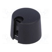 A1020639 Knob; with pointer; plastic; Øshaft: 6.35mm; Ø20x16mm; black; A10 bFCIgsWximx9R6SimBaJpq8ObLFc525wur1faZIokqA
