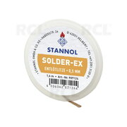 ОПЛЕТКА УДАЛЕНИЯ ПРИПОЯ  0.5mm 1.6m, Stannol Solder-Ex 