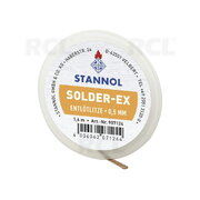 Atkausēšanas lente 0,5 mm, 1,6 m, Stannol Solder-Ex

 ILYDS0S.jpg