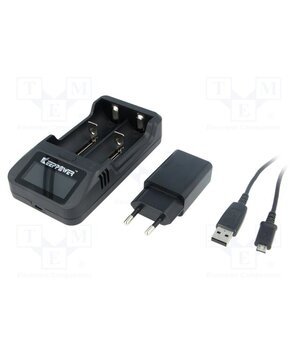 L2 Charger: for rechargeable batteries; Li-Ion; 3.6/3.7V; 1A; 5VDC XeJf6kphUHBoJHgGNCV1TmOxWU8c5P8vdi7BiYKHvyI