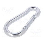 KSO.9.90 Carabiner; steel; for rope; L: 90mm; zinc; 9mm 3VpF4AXojlWo91yjVeSt4Ytznbow4cdmmZb6UC12b5o