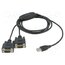DA-70158 USB to RS232 converter; D-Sub 9pin plug x2,USB A plug; 1.5m Mif7AfVZpw2ocXbppRkd1NHqp-uo_IpXKeP26WTOJE0