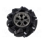 FIT0767 Left wheel; black; screw; Ø: 97mm; Plating: rubber; W: 44.9mm; 1pcs. fxlWrYHc7tZiFFUorUJeYIMtq3-zzvIZt_fRr7SwFKQ