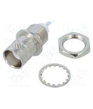 031-236 Connector: BNC; socket; female; straight; 50Ω; soldering; PTFE qeV6PpgRcVPNiKaVTrvn9bmvsxJk6packF3u9qsXO3Y