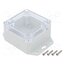 ZP75.75.45UJPH TM PC Enclosure: multipurpose; X: 75mm; Y: 75mm; Z: 45mm; ZP; polycarbonate 1mkv1pp3cLMB6jLZFmDOrT8Hgw-lEYtq_wx4kIpIG1c