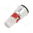 202-301-23-38 LED lamp; red; SX3s; 24÷28VDC; No.of diodes: 1; 3mm; -40÷85°C 5yMm0OoPIEHo5pt_4Lw6MpxPkcBPm6l1X19O55yuf8U