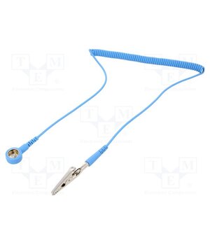 STW1300 Connection cable; ESD,coiled; blue; 1MΩ; 1.8m I2O6YzDi3jLvC8pD6CsYgsPMMFyIKYjka4bn75HCr34