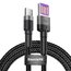 KABELIS 2.0 USB A <-> USB-C (Type C), Super Quick Charge 40W 5A, 1m pynė, CATKLF-PG1, Baseus CKAK164J1+2.jpg