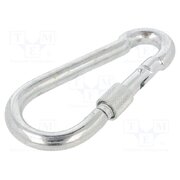 KSZ11120 Carabiner; steel; for rope; L: 120mm; zinc; 11mm; with protection vuMQysDdrtwD4wVfB2nyZJ_6WnHEC1_H9CwMVgwuEPI