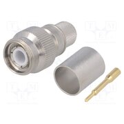 J01010A0051 Connector: TNC; plug; male; straight; 50Ω; crimped; for cable; PTFE OrjqTLFGP3tTIYfvQeTRx1KgYkHpCMGLfu6ziy15Thc