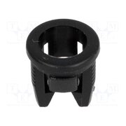 FIX-LED5-9S LED holder; 5mm; one-piece; black; UL94V-2; L: 8mm; polyamide tK1iRnzZHMAa45jopetcQu8clB9tE25IcyfNOpQLsy8