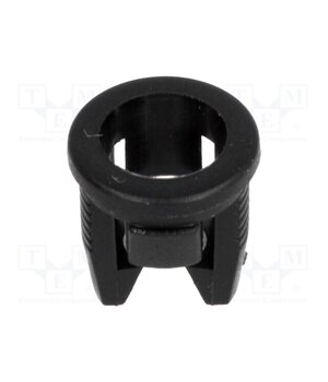FIX-LED5-9S LED holder; 5mm; one-piece; black; UL94V-2; L: 8mm; polyamide tK1iRnzZHMAa45jopetcQu8clB9tE25IcyfNOpQLsy8