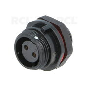 CONNECTOR WEIPU SP1312/S2, 2pin socket for housing, 13A 250V, IP68