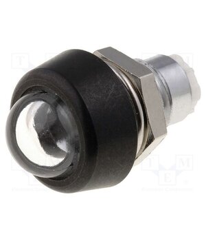 SMK1 089 LED holder; 5mm; metal; convex; IP67 BwhPYFmbYfgO5zHF8Jr2XcGElAfSsijELHYV7bbd9Kg