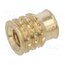001M2 Threaded insert; brass; M2; BN 37885; L: 4.2mm; for plastic ikTRXEDSCkpXWkYcJqDo_ezxoC0Yc71DGFuiJq2Kxm4