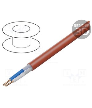 B10005 Wire: control cable; HTKSH; 1x2x1mm; LSZH; red; Core: Cu; Core: wire 7p-8NikPks6aX3cxBVXaUsgLpbzWtLO-jXUcOOJ7OZI