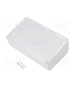 115TP.5 Enclosure: desktop; X: 161mm; Y: 95mm; Z: 64mm; ABS; light grey GSc8OgCUbsMZuMkL2Fu5deseOB-R7g7wtgx-DXqBu9I