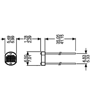 FOTO REZISTORS 8KΩ-20KΩ 100mW 540nm 150VDC

 RFXXX+1.jpg