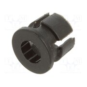 C-101 LED holder; 3mm; one-piece; black; UL94V-2; L: 4.2mm; polyamide OtO5HQE0378gHJCXv7q_19ErcRHnUjcKggeRmta8Woc