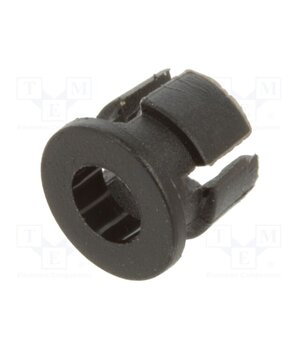 C-101 LED holder; 3mm; one-piece; black; UL94V-2; L: 4.2mm; polyamide OtO5HQE0378gHJCXv7q_19ErcRHnUjcKggeRmta8Woc
