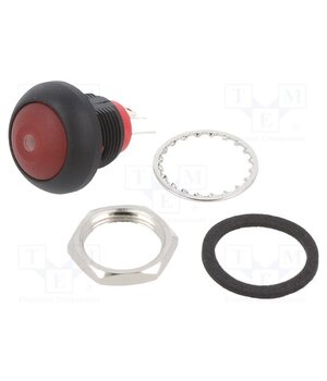 RP8100B2M1CEBLKREDRED Switch: push-button; Pos: 2; SPST; 0.1A/50VDC; 0.125A/125VAC; red F2ln00Q4pSoxK5Uca1SDNoP8VE7OILqxMaItOI4EKO0