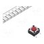 TSS 61 R Microswitch TACT; SPST-NO; Pos: 2; 0.05A/12VDC; SMD; none; 2.5N ziHVP6XNdXx1IVcUGosSFYZjzRJTxHUrxzEdVOXwpOc