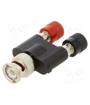 100023664 Adapter; socket; BNC plug; straight; black; Colour: black-red GqvSTSJnNYUnHDUMTloGh4UYlWkZ36LV1n4RF34jAhE