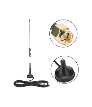 Magnētiskā antena 433 MHz 10 dBi 310 mm, 1,5 m RG174, SMA spraudnis

 IAN310+1.jpg