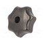 DIN 6336-GG-63-M12-D Knob; Ø: 63mm; Int.thread: M12; cast iron; DIN 6336 wT385OAeiSlhSvC022QordKbvfDat_53fXfMW0JgDAs