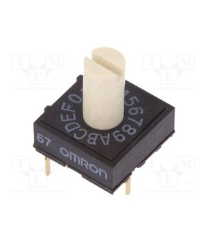 A6R-161RS Encoding switch; HEX/BCD; Pos: 16; THT; Rcont max: 200mΩ; A6R dx6x-7z7S77NcmvMIFYQZC93vyXvU_F9hSKGY2PYQU8