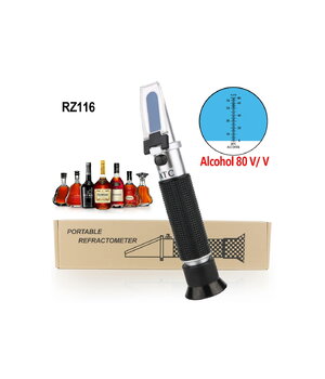 Refraktometrs - spirta koncentrācijas mērītājs 0~80%V/V ATC, RZ116

 ATIAM16+0.jpg