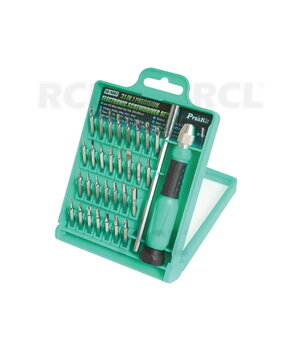 Precīzs elektroniskais skrūvgriežu komplekts, Pro'sKit SD-9802 31 IN 1

 IRATR31.jpg