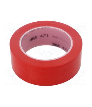 471-38-33/RD Tape: marking; red; L: 33m; W: 38mm; Thk: 0.13mm; 2.5N/cm; 130% _qxA5Hr6E1HABE5Y9ng0PWM7dV_DQzCt6gjTKkZISVo